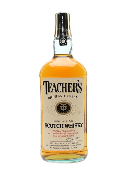 Teacher's Highland Cream Bottled 1980s 100cl / 43%