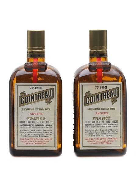 Cointreau Bottled 1970s 2 x 68cl / 40%