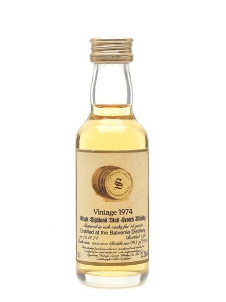 Balvenie 1974 15 Year Old - Signatory 5cl / 57.1%