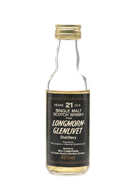 Longmorn Glenlivet 21 Year Old Cadenhead's 5cl / 46%