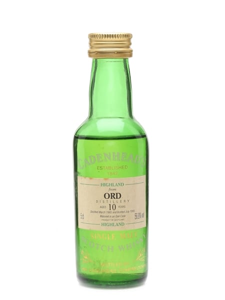 Ord 1985 10 Year Old - Cadenhead's 5cl / 56.9%