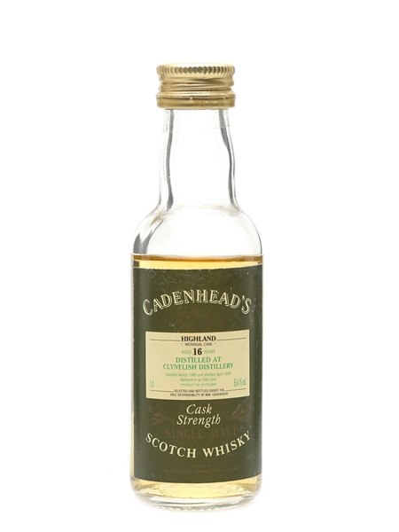 Clynelish 1982 16 Year Old - Cadenhead's 5cl / 63.4%