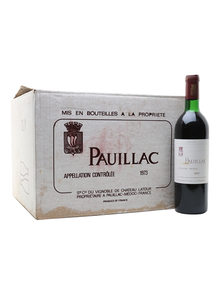 Pauillac 1973 Chateau Latour 12 x 75cl