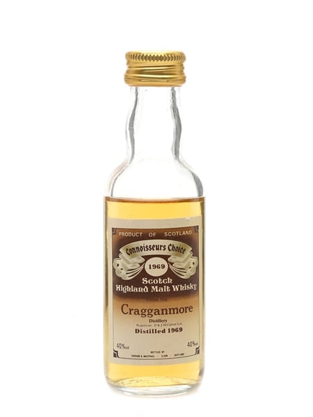 Cragganmore 1969 Connoisseurs Choice Bottled 1980s - Gordon & MacPhail 5cl / 40%