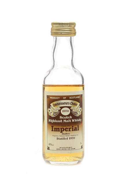 Imperial 1970 Connoisseurs Choice Bottled 1980s - Gordon & MacPhail 5cl / 40%