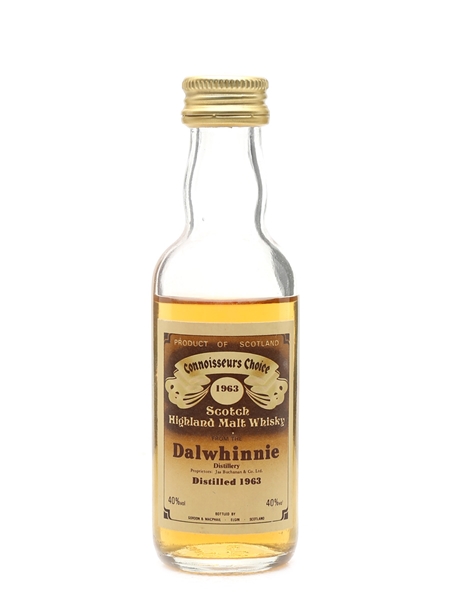 Dalwhinnie 1963 Connoisseurs Choice Bottled 1980s - Gordon & MacPhail 5cl / 40%