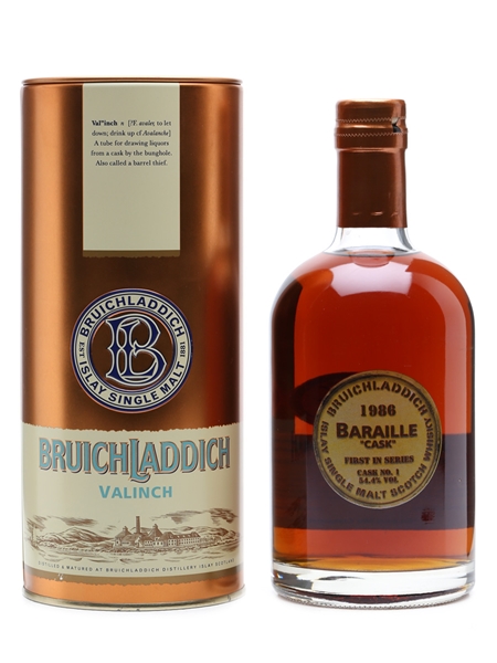 Bruichladdich Valinch Baraille 1986 Cask No 1 - First In Series 50cl / 54.4%