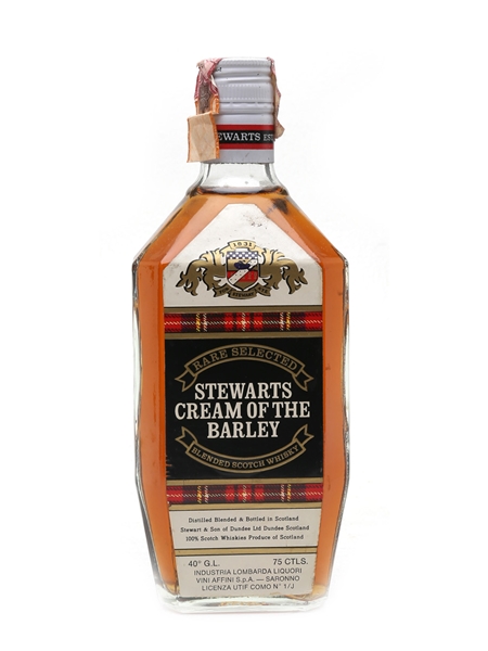 Stewarts Cream Of The Barley Bottled 1970s - Illva 75cl / 40%