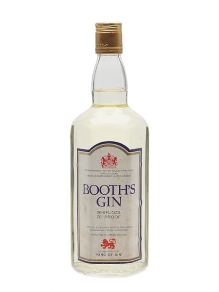 Booth's Gin Bottled 1970s 75.7cl / 40%