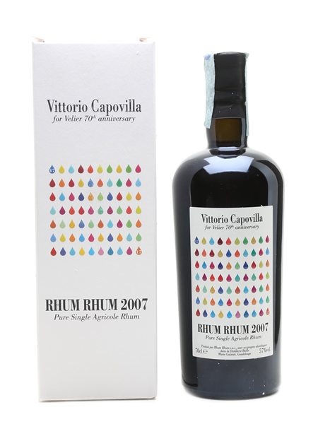 Rhum Rhum 2007 Vittorio Capovilla Bottled 2017 - Velier 70th Anniversary 70cl / 57%