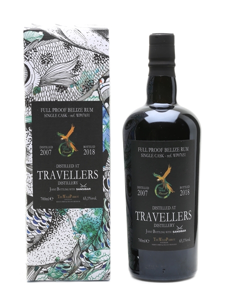 Travellers 2007 Belize Rum Bottled 2018 - The Wild Parrot & Sansibar Whisky 70cl / 65.1%