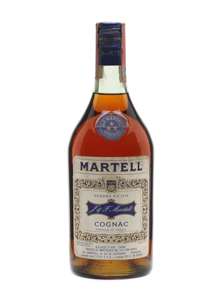 Martell 3 Star Bottled 1970s - Spirit 75cl / 40%