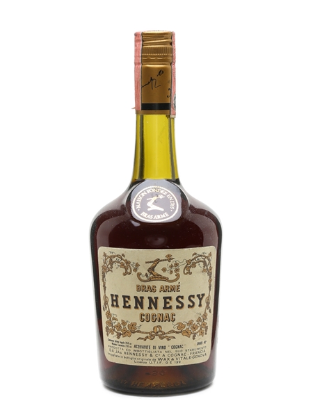 Hennessy Bras Arme Bottled 1970s - Wax & Vitale 75cl / 40%