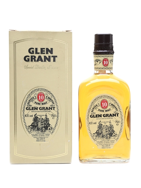 Glen Grant 10 Year Old Bottled 1980s - Seagram Italia 75cl / 43%