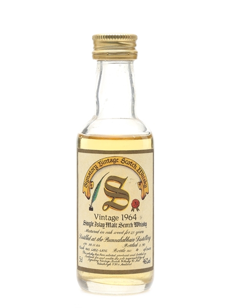 Bunnahabhain 1964 25 Year Old - Signatory Vintage 5cl / 46%