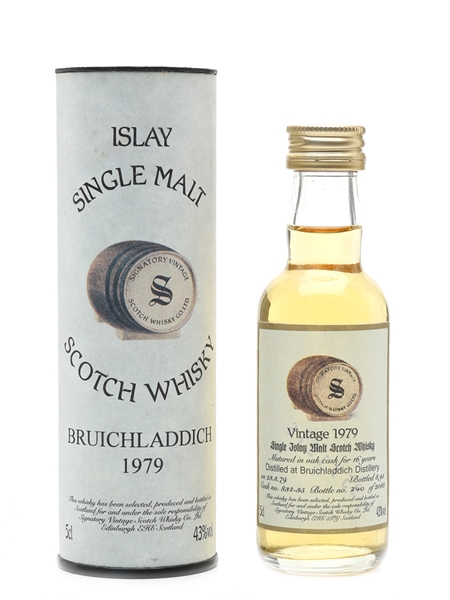 Bruichladdich 1979 16 Year Old - Signatory 5cl / 43%