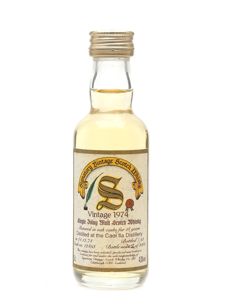 Caol Ila 1974 18 Year Old - Signatory Vintage 5cl / 43%