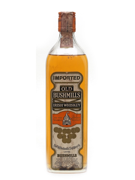 Old Bushmills White Label Bottled 1970s - Pedro Domecq 75cl / 43%