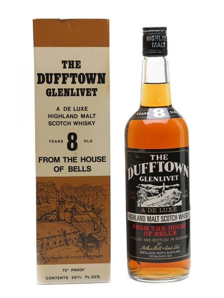 Dufftown Glenlivet 8 Year Old Bottled 1970s 75.7cl / 40%