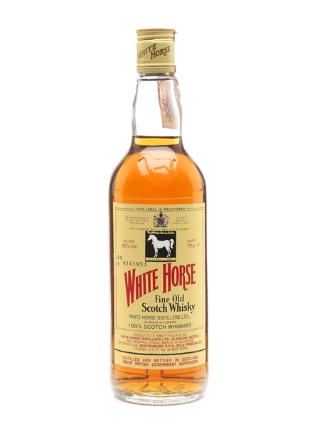 White Horse Bottled 1980s - Montenegro 75cl / 40%