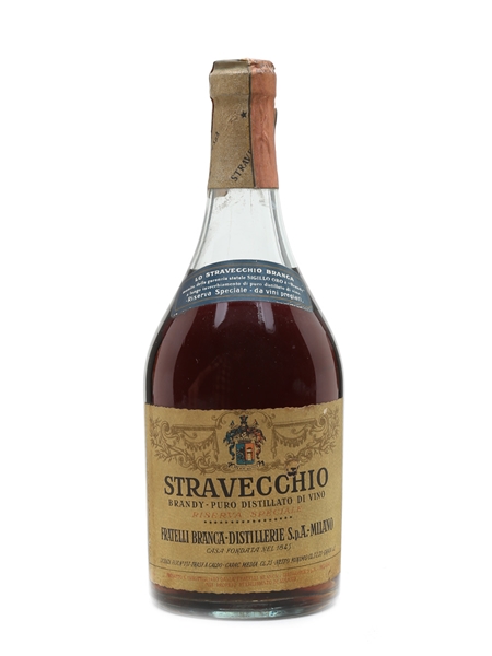 Branca Stravecchio Brandy Bottled 1960s 75cl / 42%