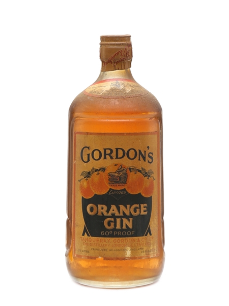 Gordon's Orange Gin Spring Cap Bottled 1950s 75cl / 34%