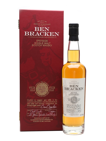 Ben Bracken 28 Year Old Clydesdale Scotch Whisky Co 70cl / 40%