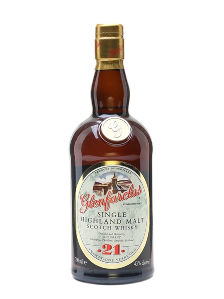 Glenfarclas 21 Year Old Bottled 1990s 70cl / 43%