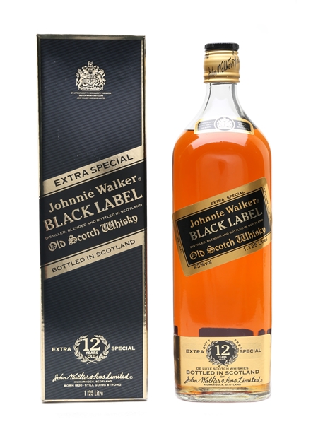 Johnnie Walker Black Label 12 Year Old Bottled 1980s 125cl / 43%