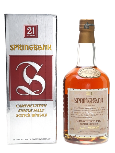 Springbank 21 Year Old Bottled 1990s 70cl / 46%