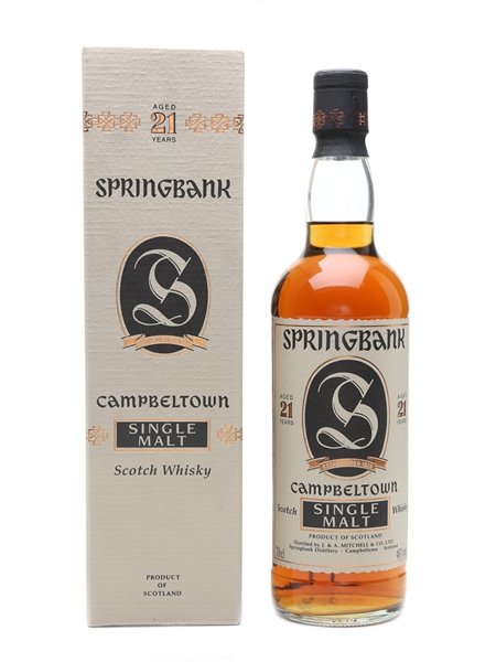 Springbank 21 Year Old Bottled 1990s 70cl / 46%