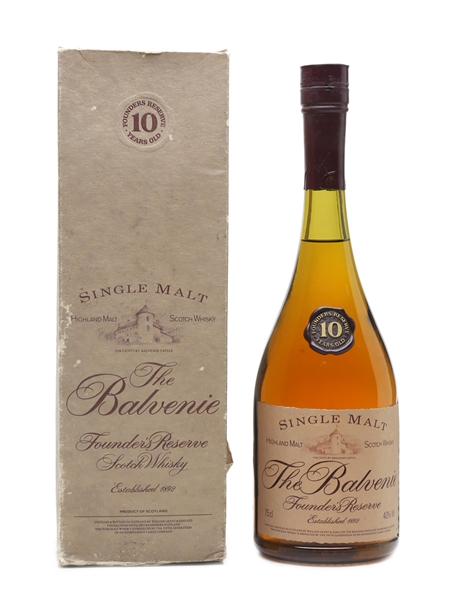 Balvenie 10 Year Old Founder's Reserve Bottled 1980s 75cl / 40%