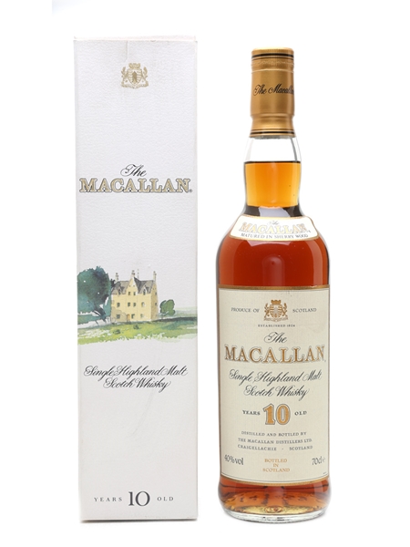 Macallan 10 Year Old Bottled 1990s 70cl / 40%