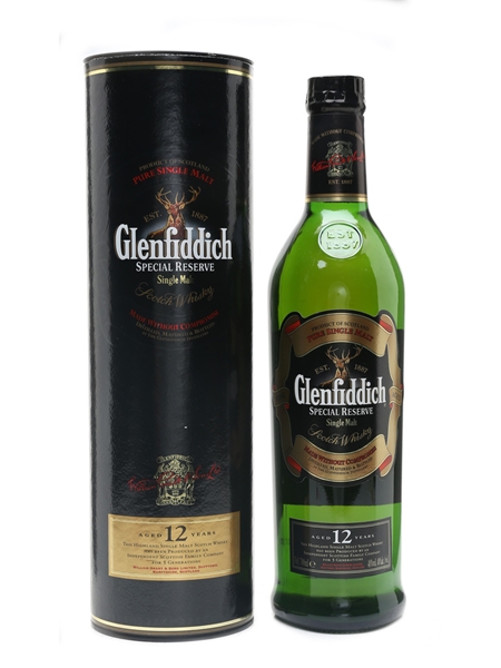 Glenfiddich 12 Year Old Special Reserve Old Presentation 70cl / 40%