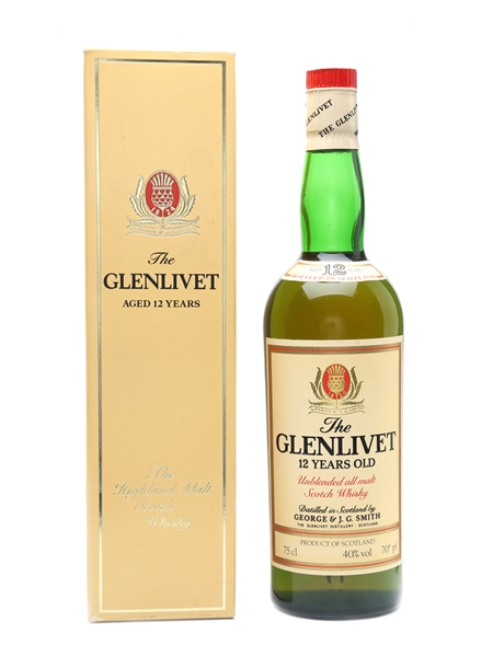 Glenlivet 12 Year Old Bottled 1970s-1980s 75cl / 40%