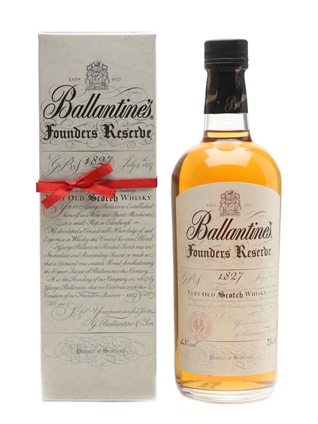 Ballantine's Founders Reserve 1827 Bottled 1980s 75cl / 43%