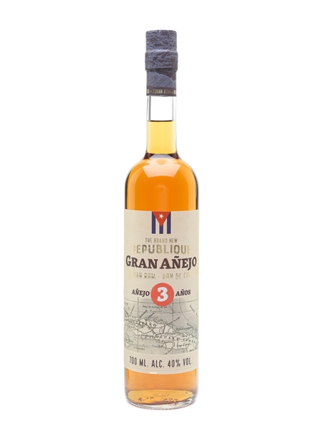 Brand New Republique 3 Year Old Gran Anejo Cuban Rum 70cl / 40%