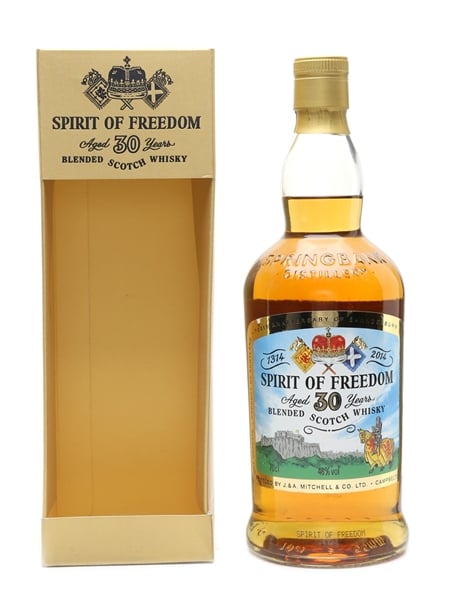 Spirit Of Freedom 30 Year Old Battle of Bannockburn 700th Anniversary 70cl / 46%