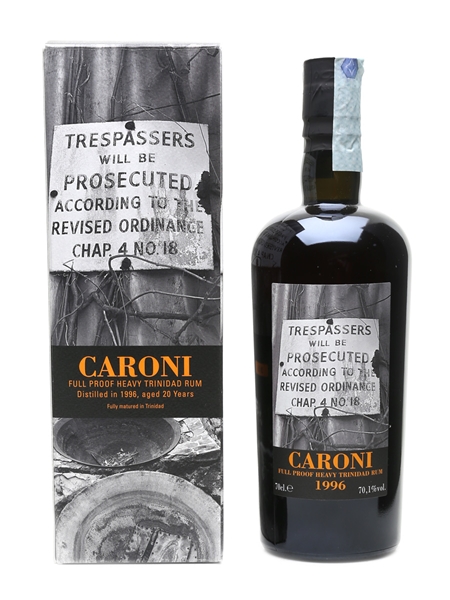 Caroni 1996 Full Proof Heavy Rum 20 Year Old - Velier 70cl / 70.1%