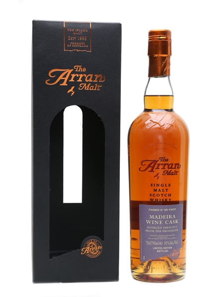 Arran Madeira Wine Cask Bottled 2008 70cl / 50%