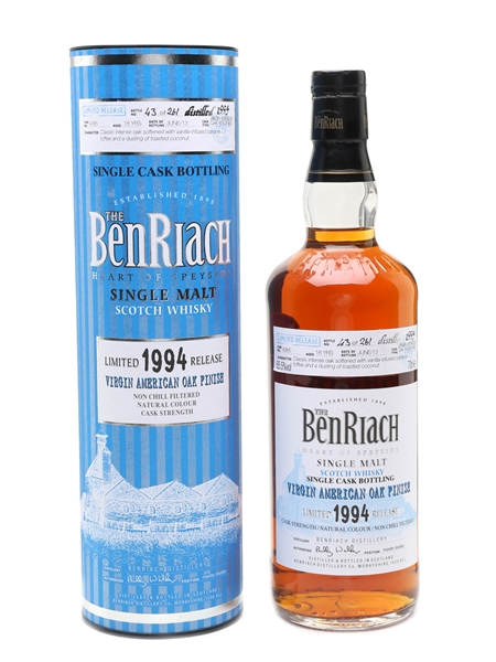 Benriach 1994 Virgin American Oak Finish 18 Year Old 70cl / 55.5%