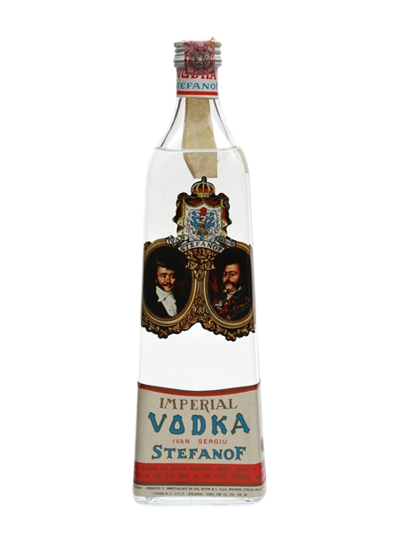 Stefanof Imperial Vodka Bottled 1960s - Buton 75cl / 40%