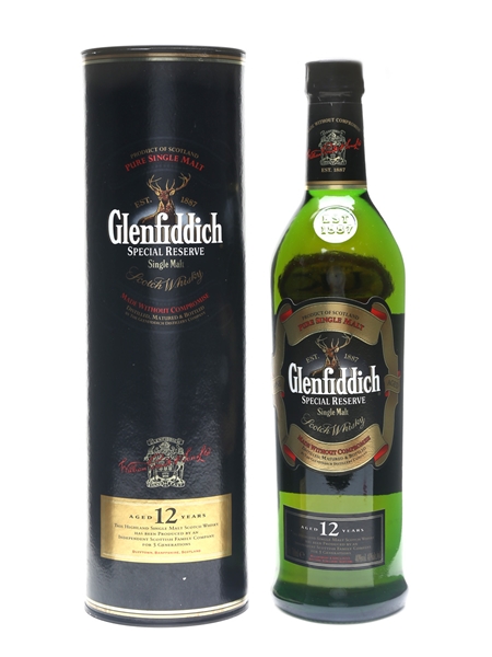 Glenfiddich 12 Year Old Special Reserve Old Presentation 70cl / 40%