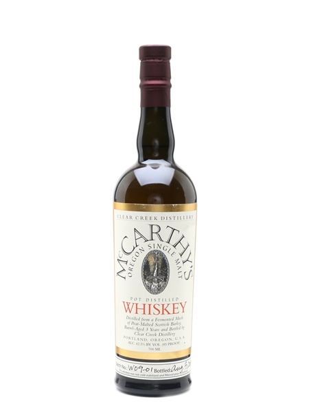 McCarthy's 3 Year Old Oregon Single Malt Bottled 2009 - La Maison Du Whisky 70cl / 42.5%