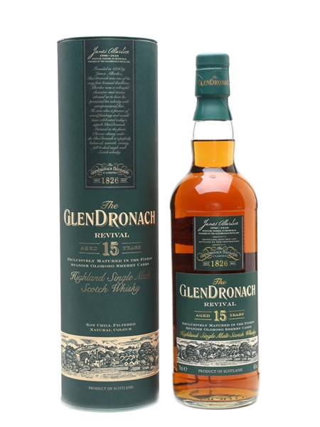 Glendronach 15 Year Old Revival  70cl / 46%