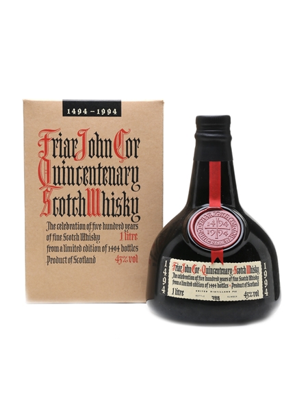 Friar John Cor 500th Anniversary 100cl / 43%