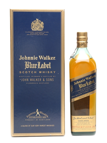 Johnnie Walker Blue Label Bottled 1990s 70cl / 40%