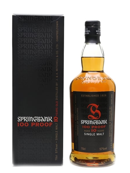 Springbank 10 Year Old 100 Proof  70cl / 57%