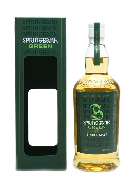 Springbank 12 Year Old Green Bourbon Cask Matured 70cl / 46%