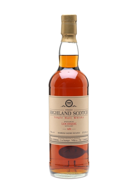 Lochside 1981 The Whisky Exchange Bottled 2010 - Oloroso Sherry Reserve 70cl / 57.5%